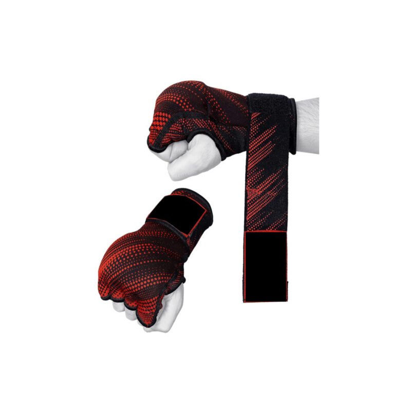 Premium Printed Inner Gloves – Red Dot Pattern Design