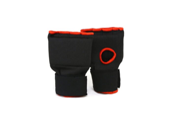 Quick Wrap Inner Gloves – Black with Red Trim