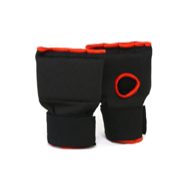 Quick Wrap Inner Gloves – Black with Red Trim