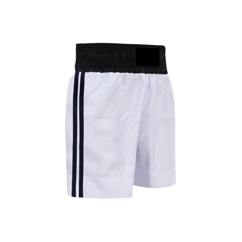 White and Black Boxing Shorts (OEM Available)