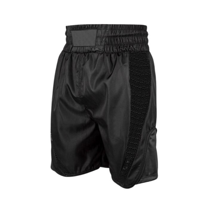 “Black MMA Boxing Shorts for Men – Quick Dry Fabric, Comfortable Fit”