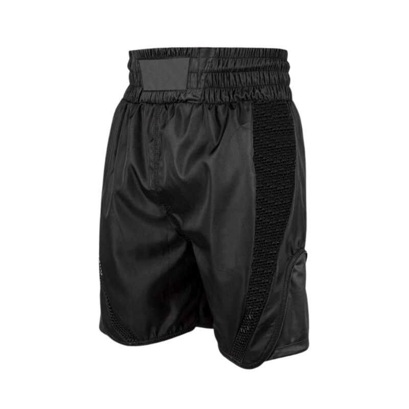 “Black MMA Boxing Shorts for Men – Quick Dry Fabric, Comfortable Fit”